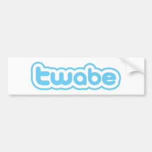twabe bumper sticker