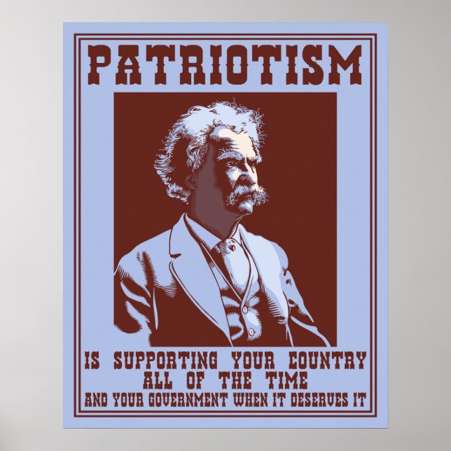Twain - Patriotism Poster (Front)