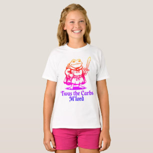 Twas The Carbs M’Lord  Funny Mediaeval Frog Meme T-Shirt