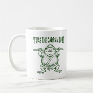 Twas The Carbs M'Lord Medieval Frog Meme Fat Toad Coffee Mug