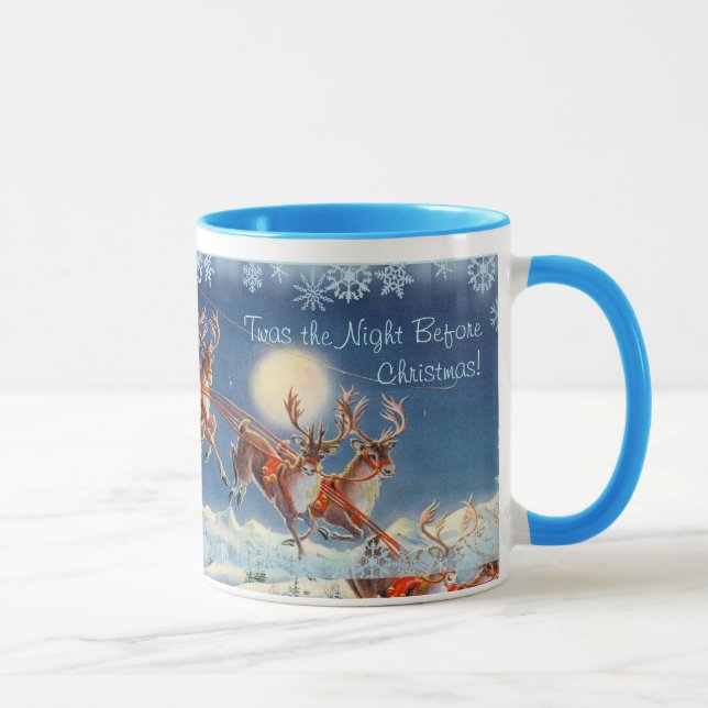 'Twas the NIGHT BEFORE CHRISTMAS by SHARON SHARPE Mug (Right)