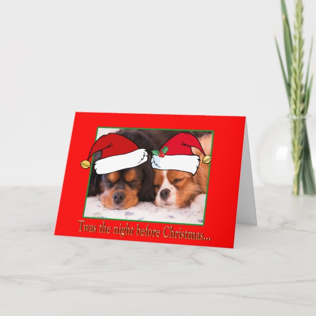 Twas The Night Before Christmas Cavalier Card (Front)