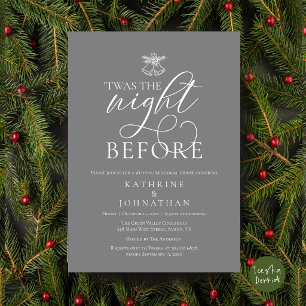 'Twas The Night Before Classy Rehearsal Party Invitation