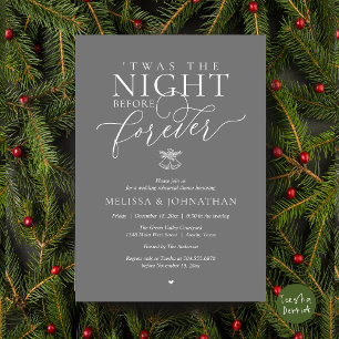 'Twas The Night Before Forever Rehearsal Dinner Invitation
