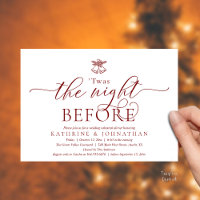 Twas The Night Before Modern Rehearsal Dinner