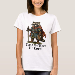 TWAS The Tism M Lord Funny Vintage Racoon Graphic T-Shirt