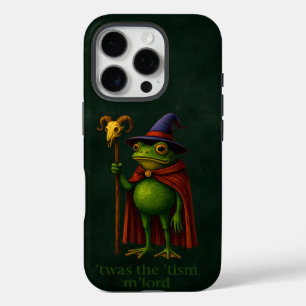 T'was The 'Tism M'Lord Frog Meme Autism Awareness iPhone 16 Pro Case