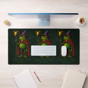 T'was The 'Tism M'Lord Frog Meme Autism Awareness Desk Mat