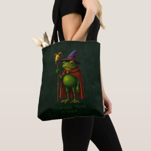 T'was The 'Tism M'Lord Frog Meme Autism Awareness Tote Bag