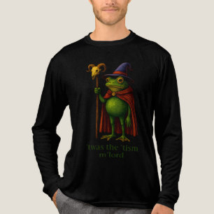 T'was The 'Tism M'Lord Frog Meme Autism Awareness Tri-Blend Shirt