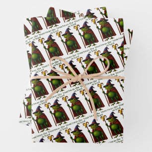 T'was The 'Tism M'Lord Frog Meme Autism Awareness Wrapping Paper Sheet