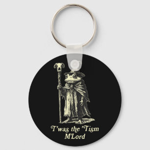 Twas The Tism Mlord Funny Frog Wizard Meme Autism Key Ring