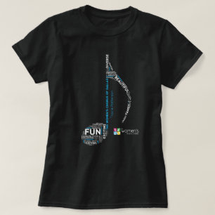 TWCD - Words Note Blue T-Shirt