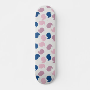 Tweaked Circles Pattern Design  Skateboard