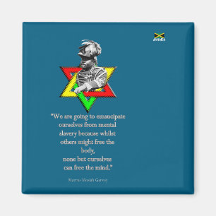 Tweaks Clothing - Marcus Mosiah Garvey Quote - Jam Magnet