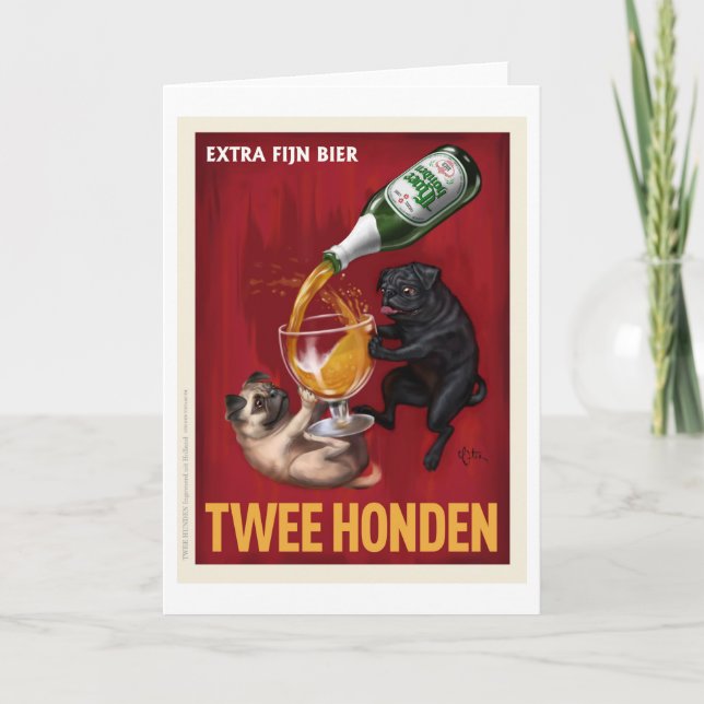 Twee Honden Card (Front)