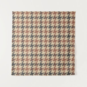 Tweed Goose Foot Vintage Pattern Tapestry