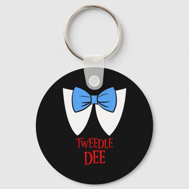 Tweedle Dee Costume Halloween Fairytale Character  Key Ring (Front)