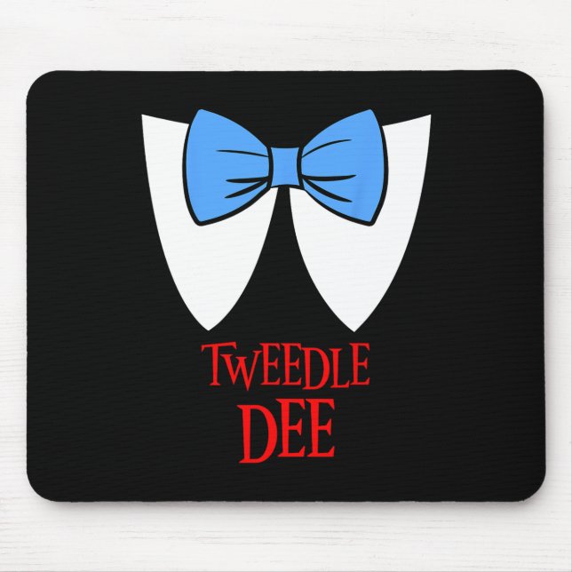 Tweedle Dee Costume Halloween Fairytale Character  Mouse Pad (Front)
