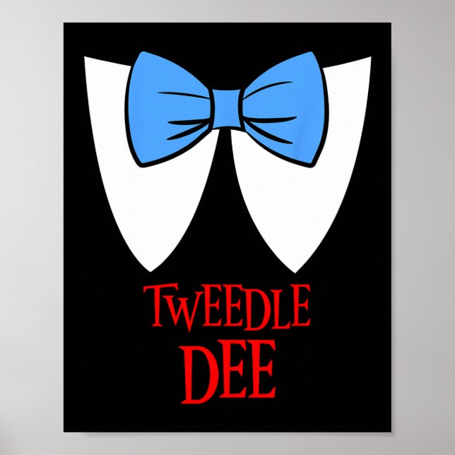 Tweedle Dee Costume Halloween Fairytale Character  Poster (Front)