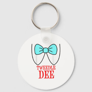 Tweedle Dee Costume Matching Halloween Fairytale C Key Ring
