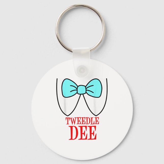 Tweedle Dee Costume Matching Halloween Fairytale C Key Ring (Front)