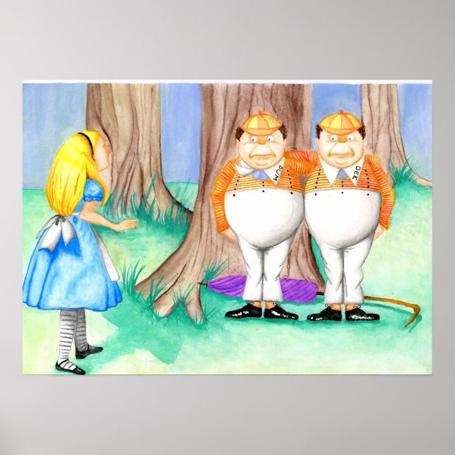 Tweedledee and Tweedledum Poster (Front)