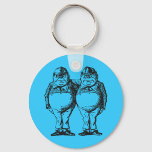 Tweedledum & Tweedledee Key Ring