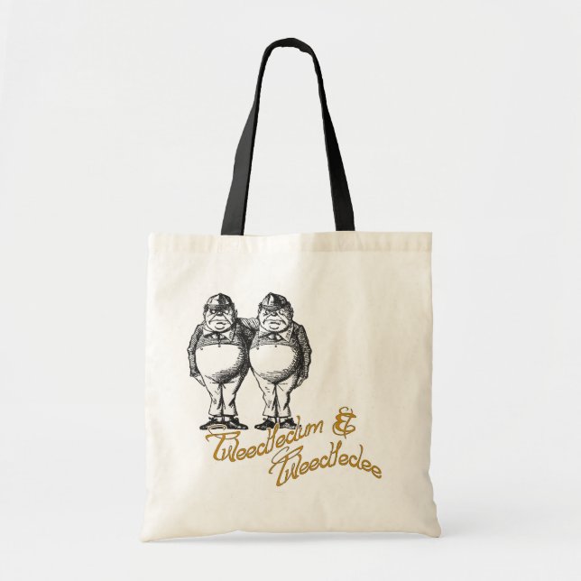 Tweedledum & Tweedledee Tote Bag (Front)
