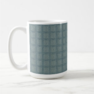Tweedy Wool Grey and Sage Coffee Mug