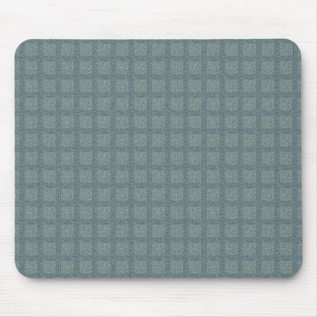 Tweedy Wool Grey and Sage Mouse Pad (Front)