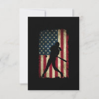 Tween Girls Softball Stuff USA Flag
