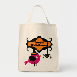 Tweet Halloween T-shirts and Gifts Tote Bag