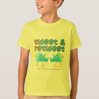 Tweet & Retweet Kids Light Tees