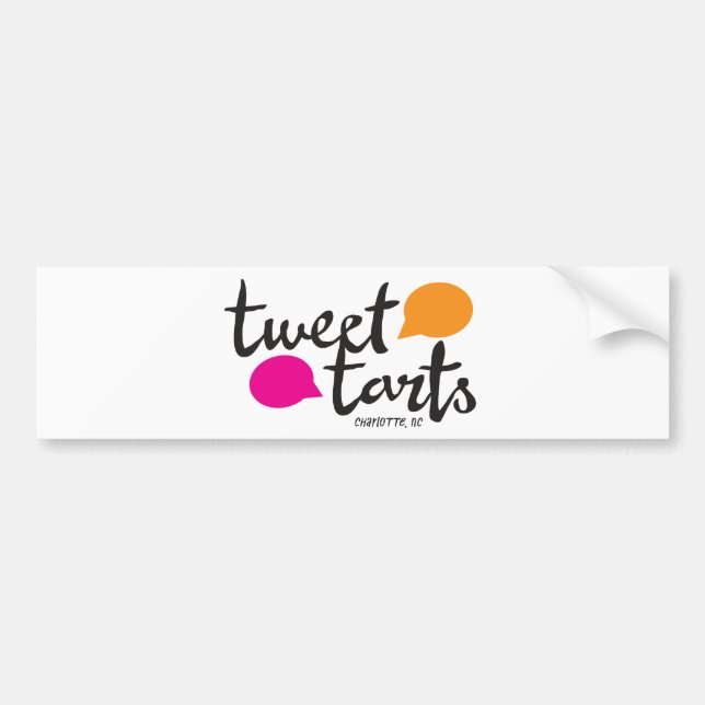 Tweet Tarts bumper sticker (Front)