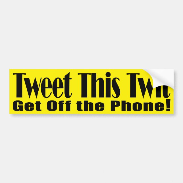 Tweet This Twit GOP Bumper Sticker (Front)