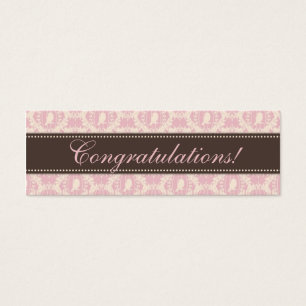 Tweet Tweet Girl Skinny Gift Tag 3