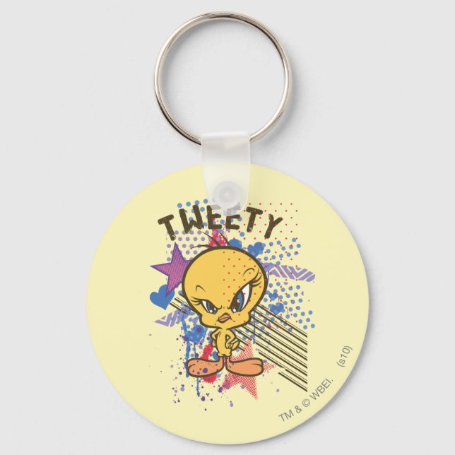 Tweety Angry 2 Key Ring (Front)