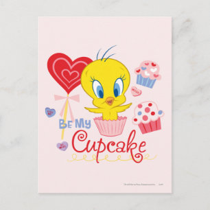 TWEETY™ Be My Cupcake Postcard