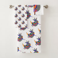 Tweety Bird Geo Repeat White