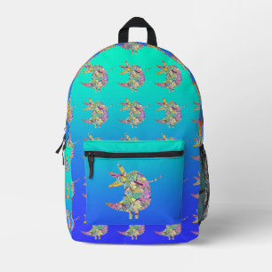 Tweety Bird Kids Aqua Blue  Printed Backpack
