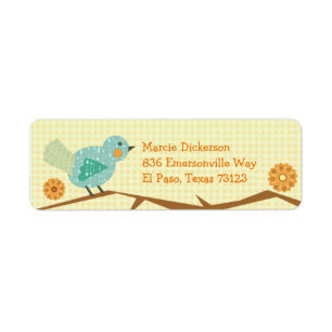 Tweety Bird Return Address Label
