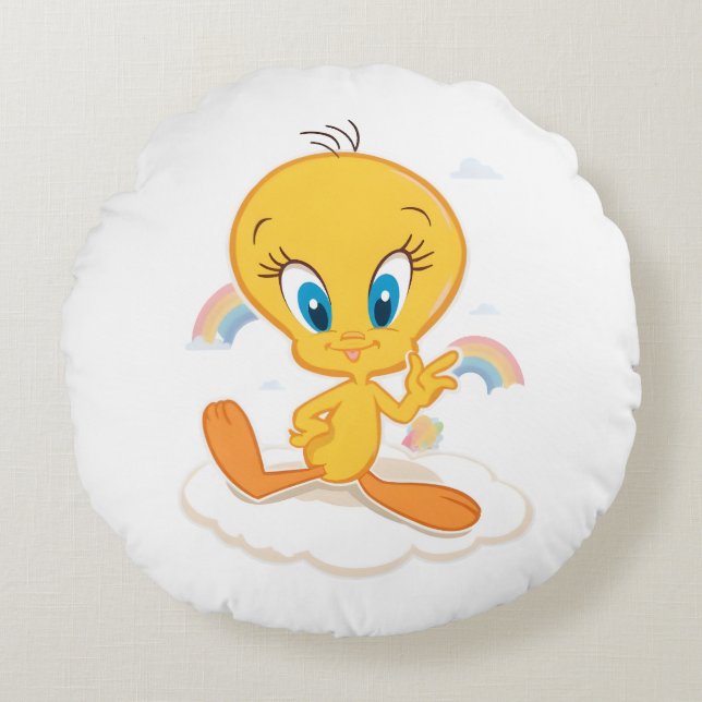 Tweety Bird  Round Cushion (Front)