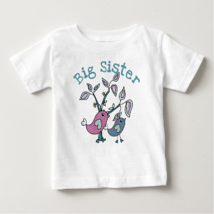 Tweety Birds Big Sister Baby T-Shirt
