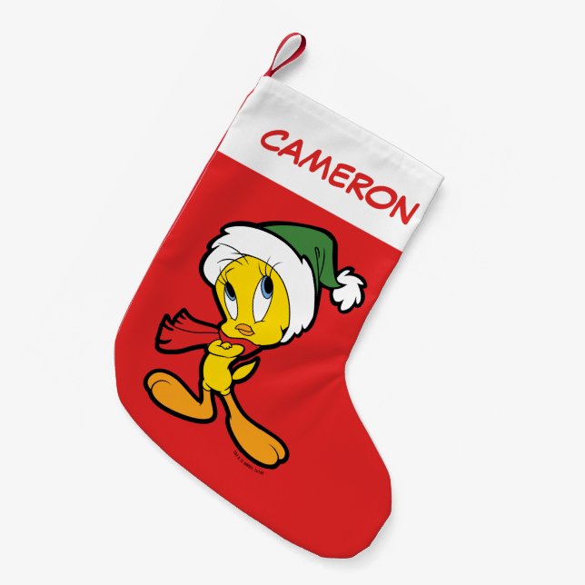 TWEETY™ Christmas Thoughts Small Christmas Stocking (Front (Hanging))