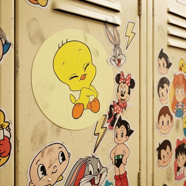 Tweety Classic Round Sticker (Creator Uploaded)