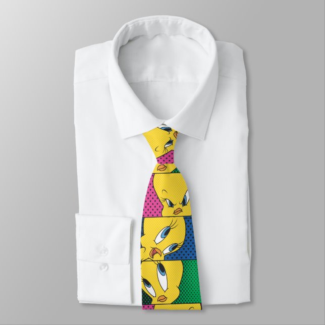 TWEETY™ Comic Panels Tie (Tied)