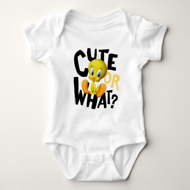TWEETY™- Cute Or What? Baby Bodysuit (Front)