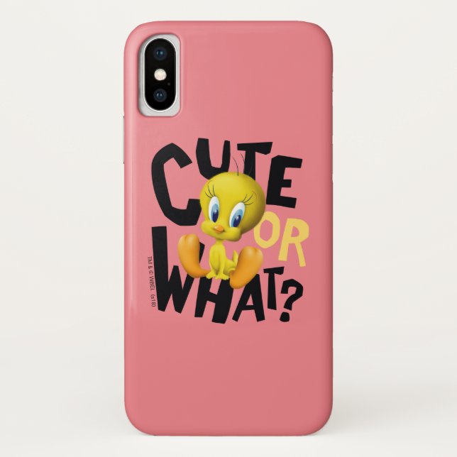 TWEETY™- Cute Or What? Case-Mate iPhone Case (Back)
