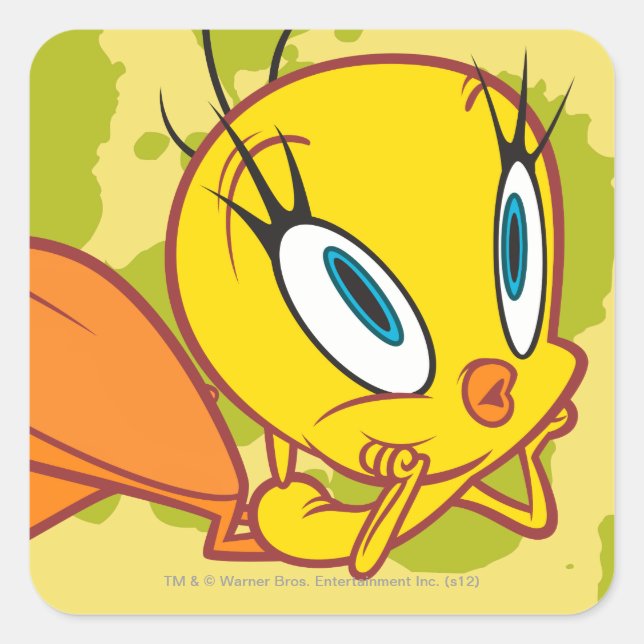 TWEETY™ Daydreaming Square Sticker (Front)